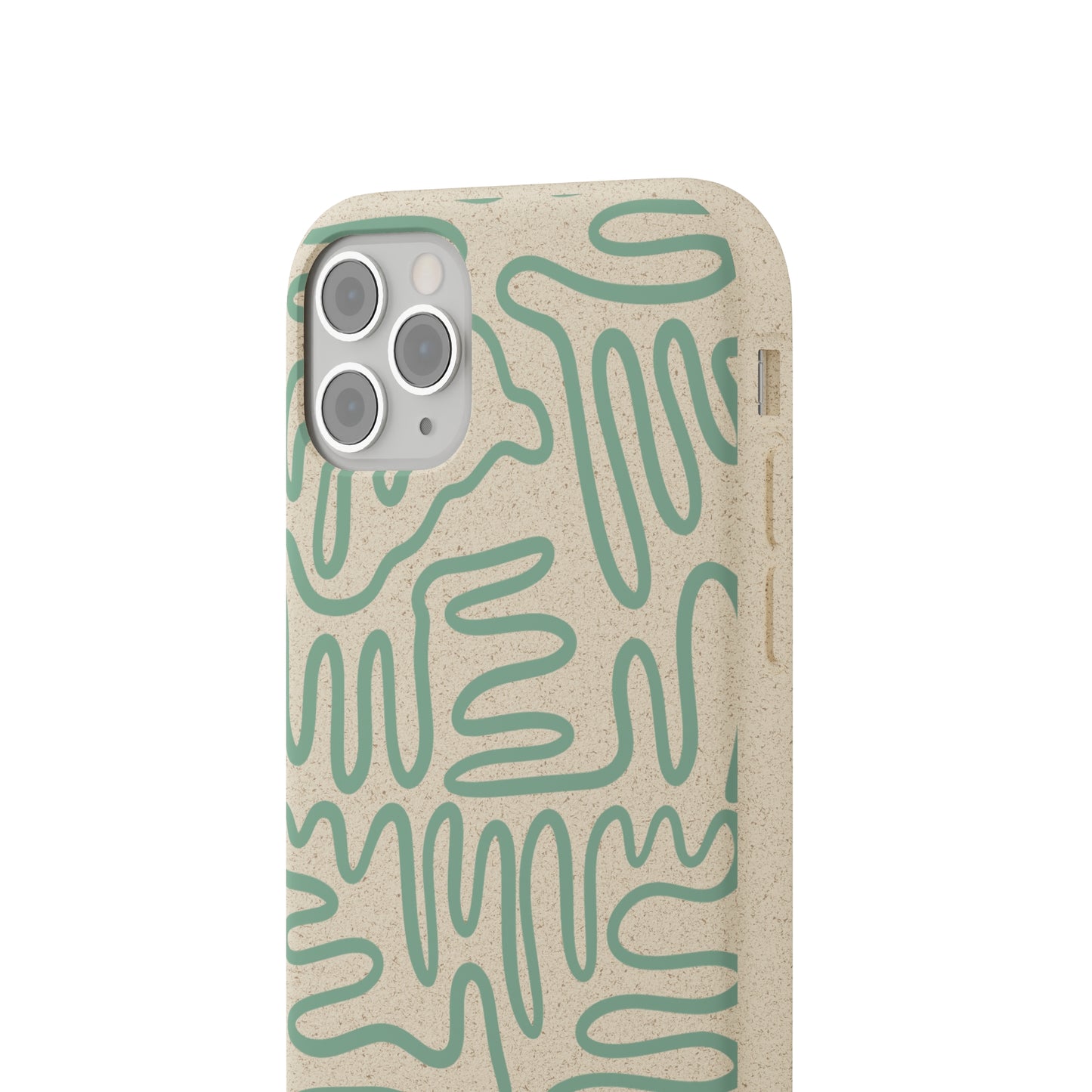 Green Squigles | 100% Biodegradable Phone Case