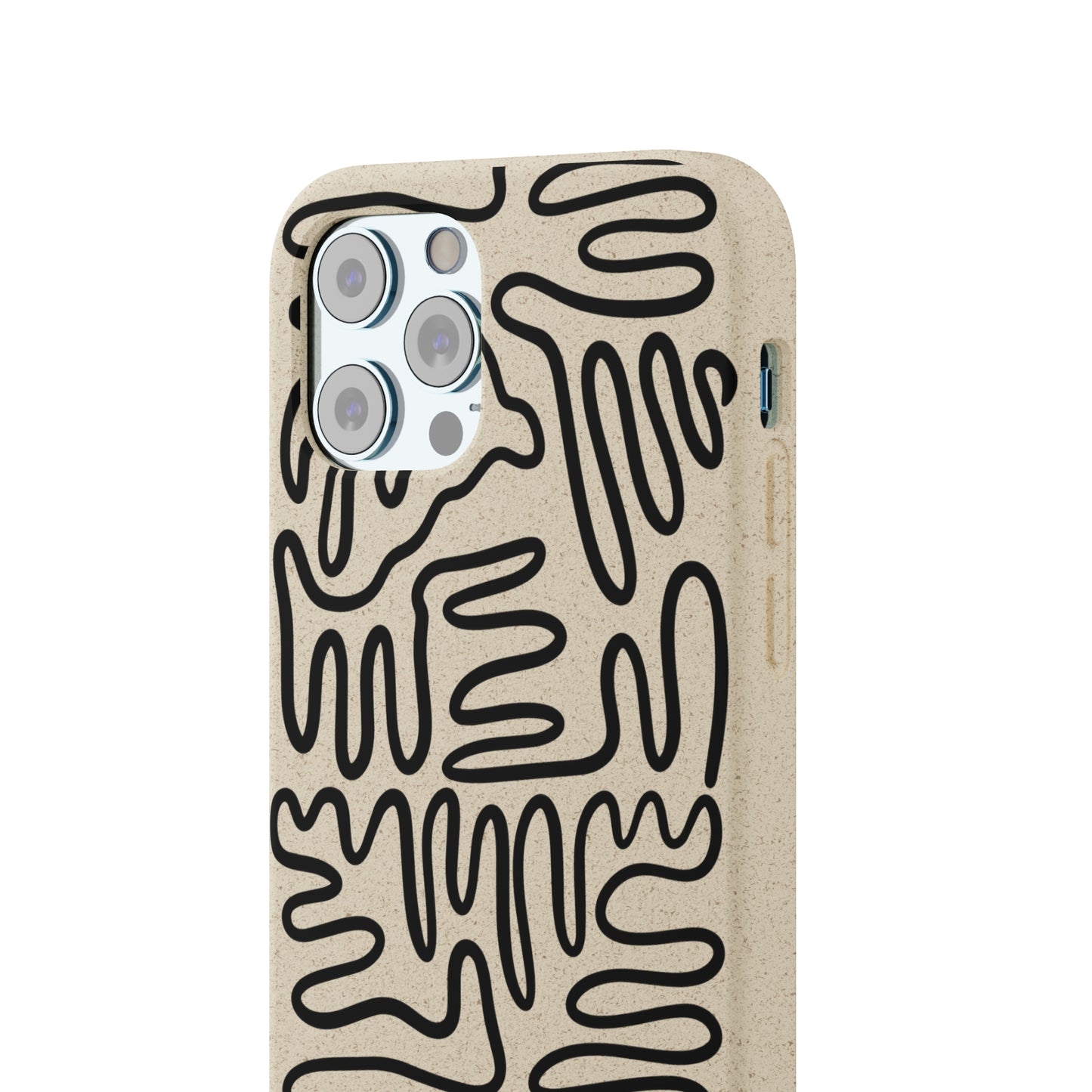 Black Squigles | 100% Biodegradable Phone Case