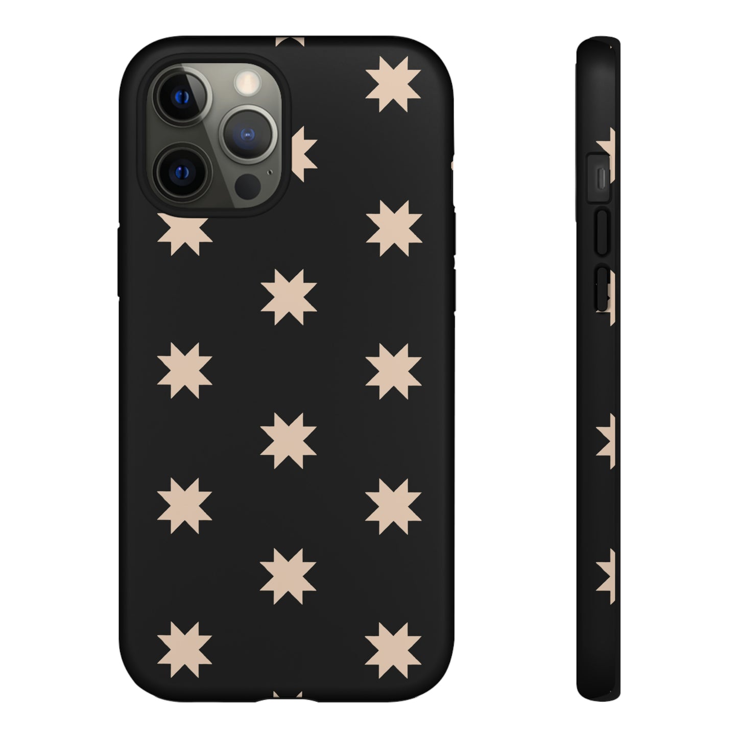 Black Star Quilt Block | Tough Phone Case