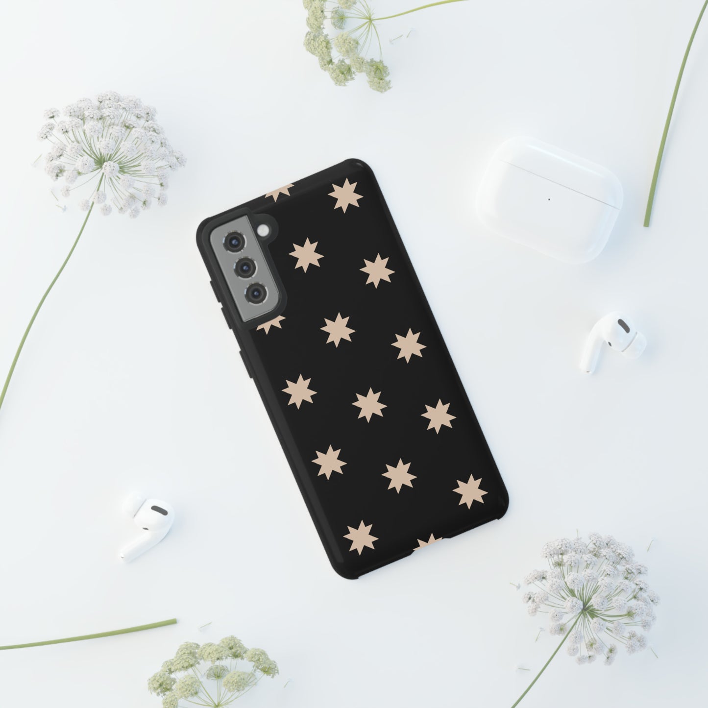 Black Star Quilt Block | Tough Phone Case