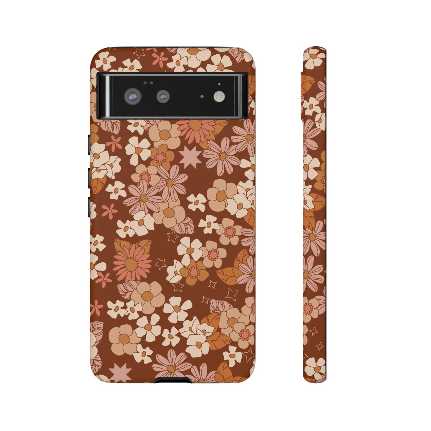 Deep Maroon Meadow | Tough Phone Case