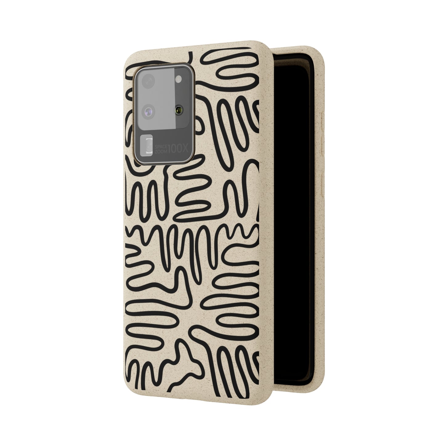 Black Squigles | 100% Biodegradable Phone Case