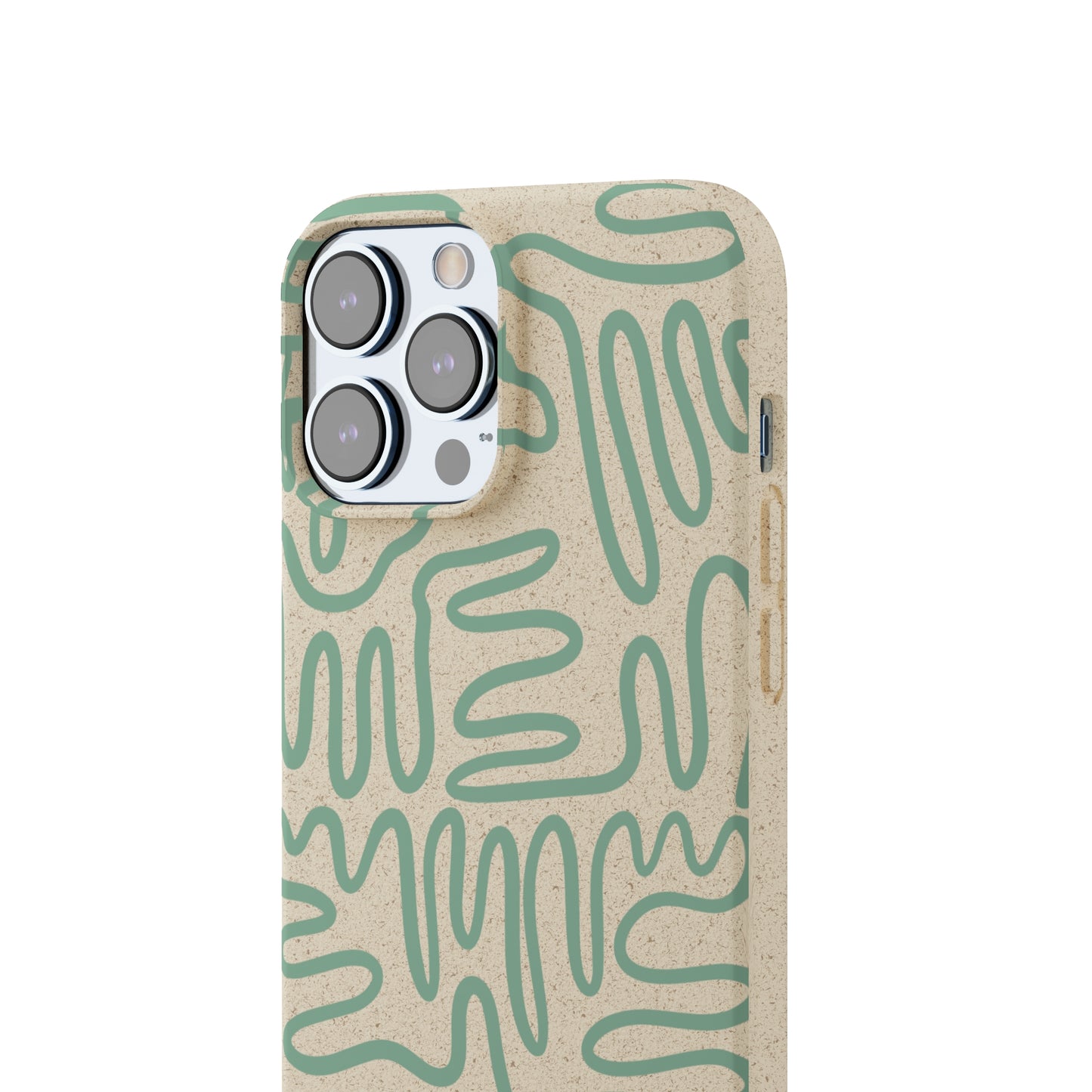 Green Squigles | 100% Biodegradable Phone Case