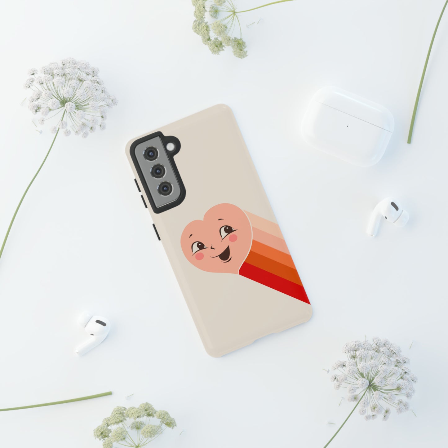 Retro Shooting Heart | Tough Phone Case