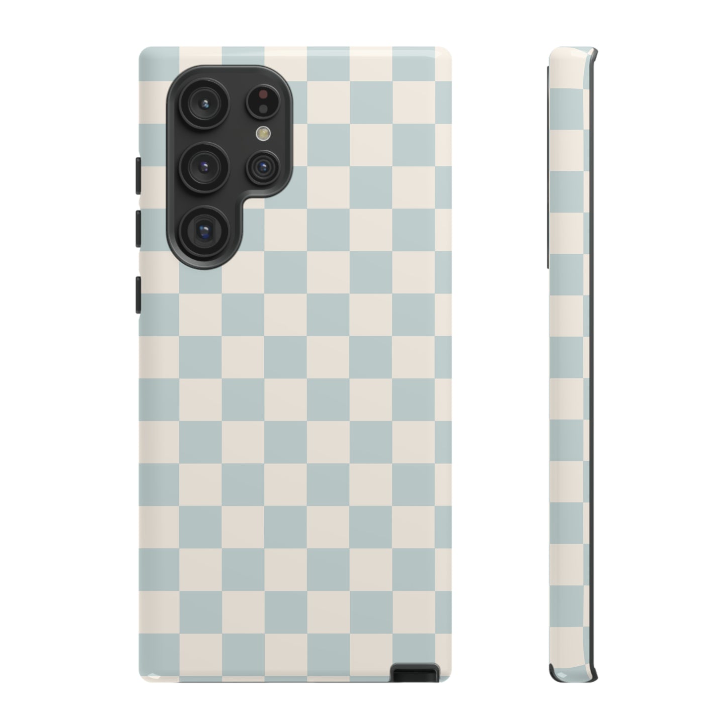 Light Blue Checkers | Tough Phone Case