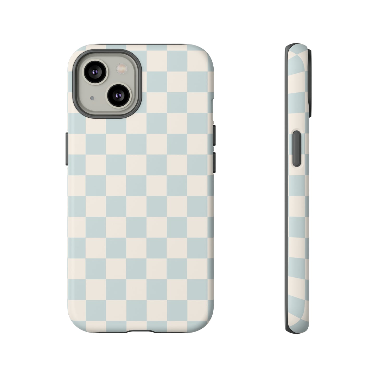 Light Blue Checkers | Tough Phone Case