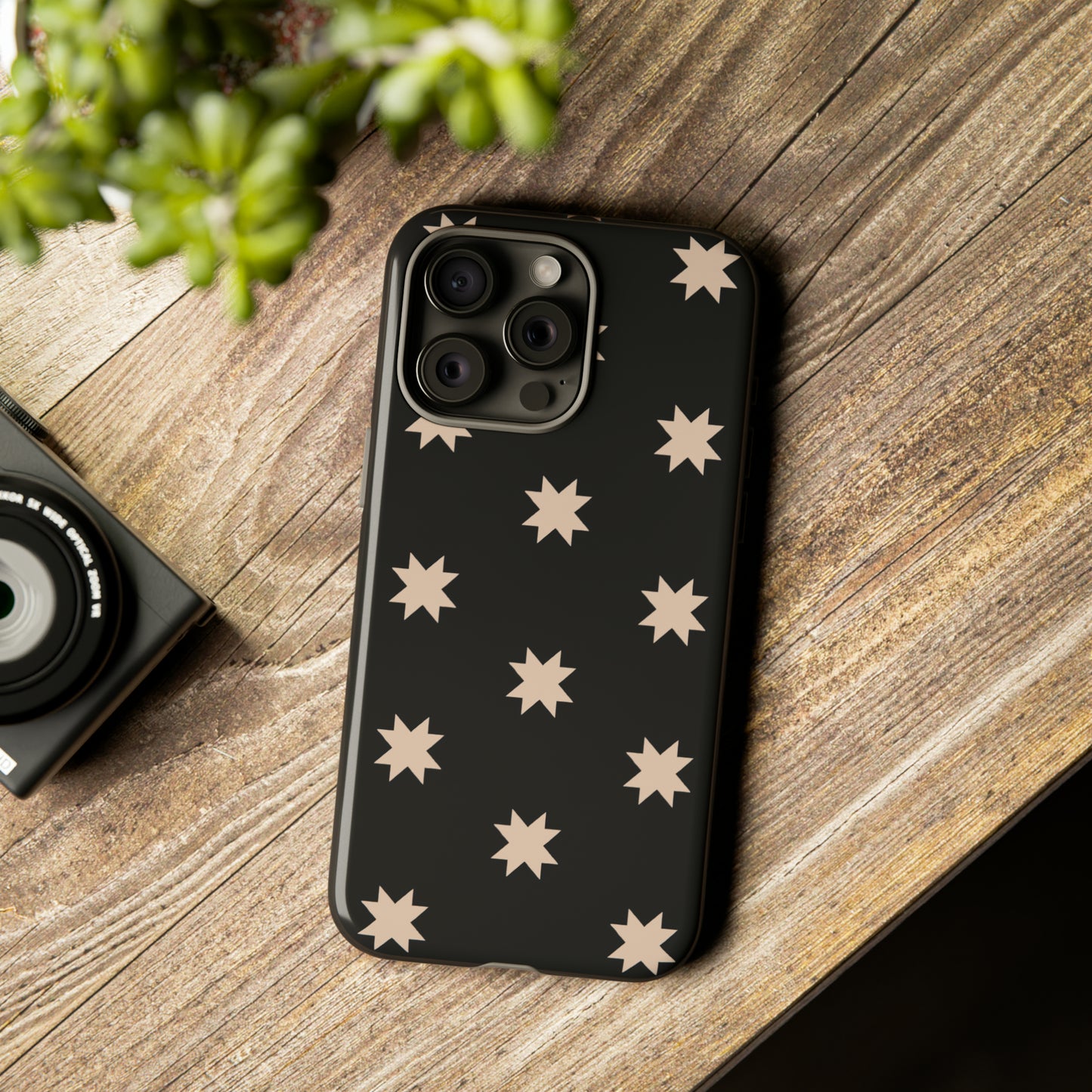 Black Star Quilt Block | Tough Phone Case