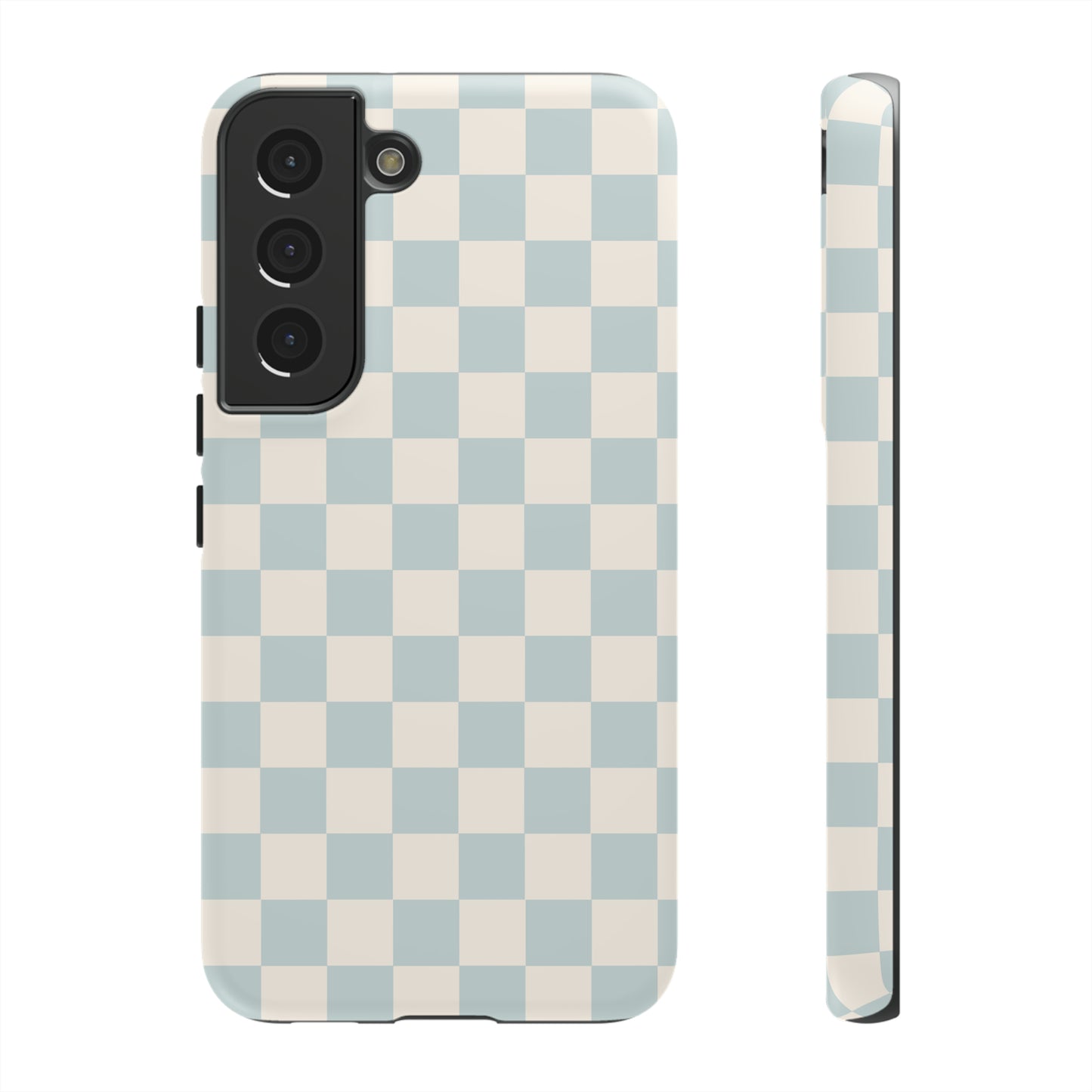 Light Blue Checkers | Tough Phone Case