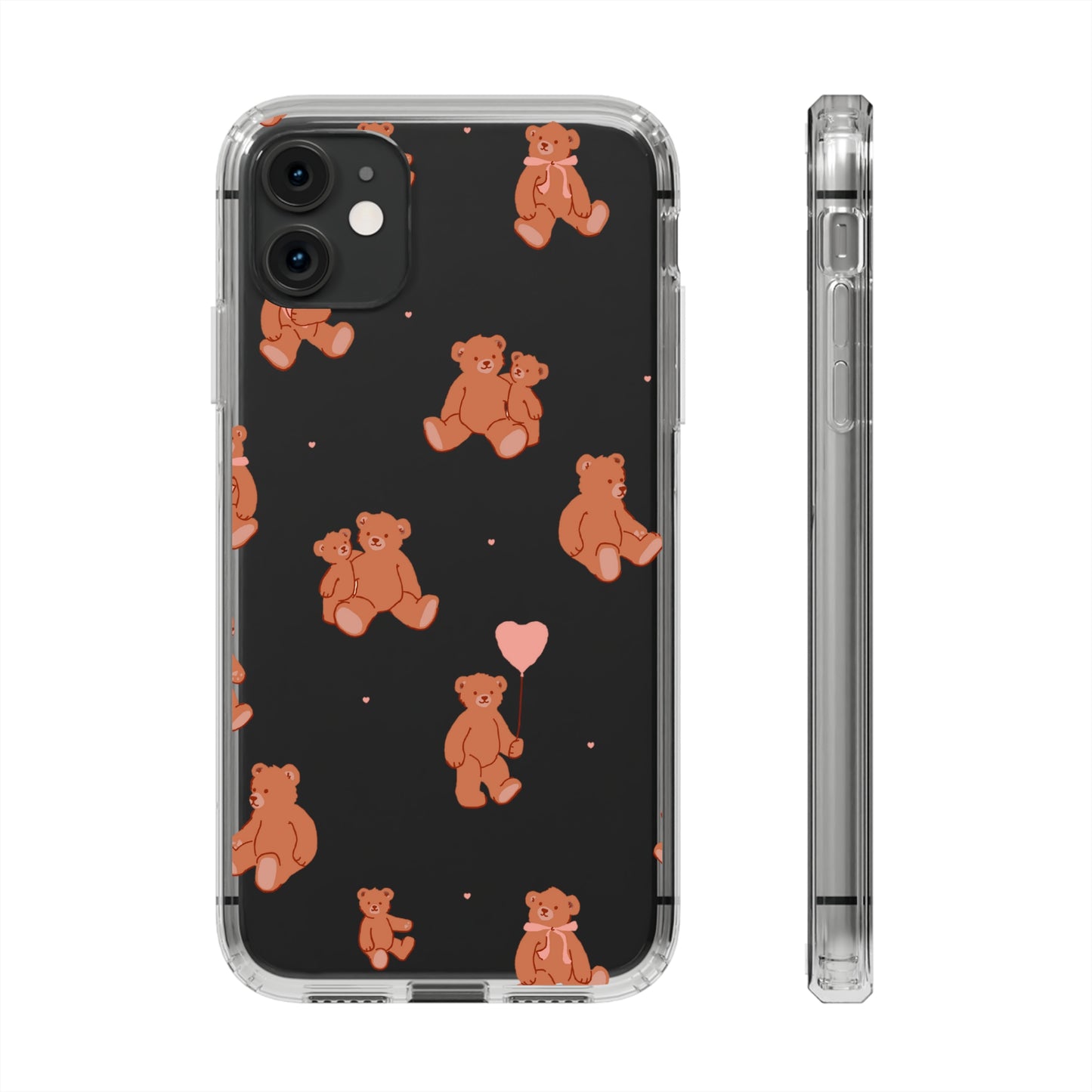 Teddy Bear Clear Phone Cases