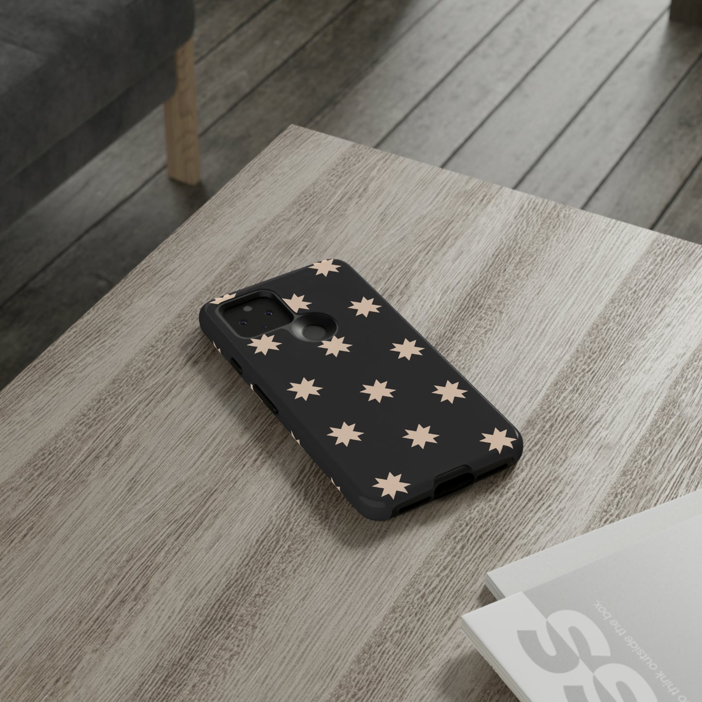 Black Star Quilt Block | Tough Phone Case