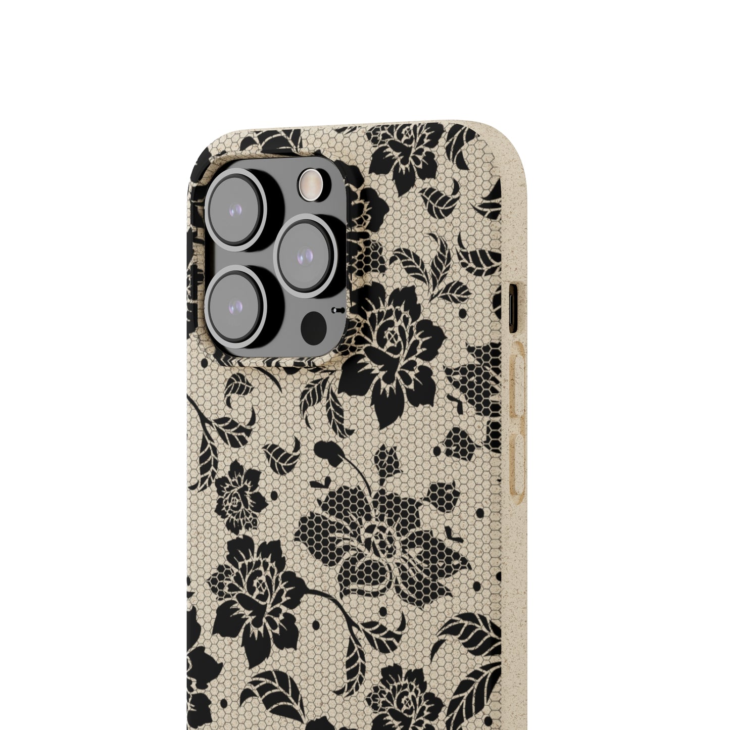 Black Lace Coquette | 100% Biodegradable Phone Case