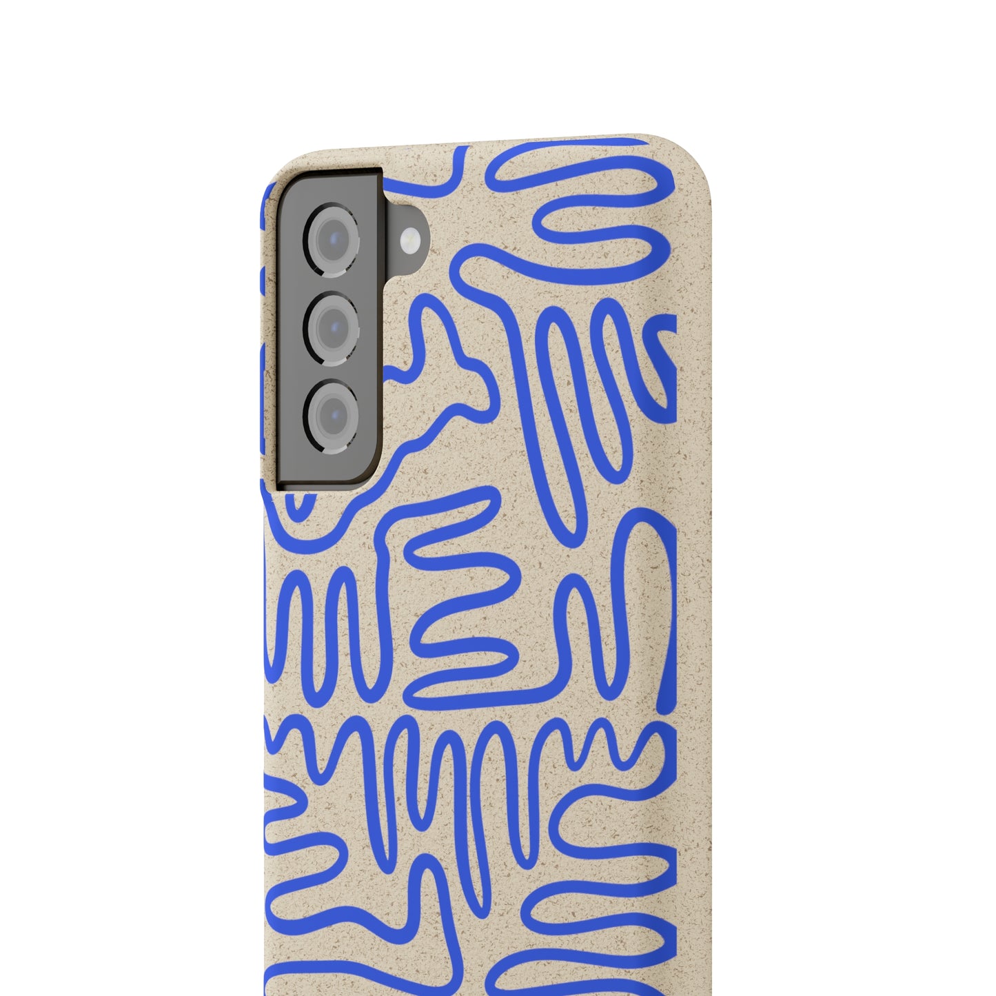 Blue Squigles | 100% Biodegradable Phone Case