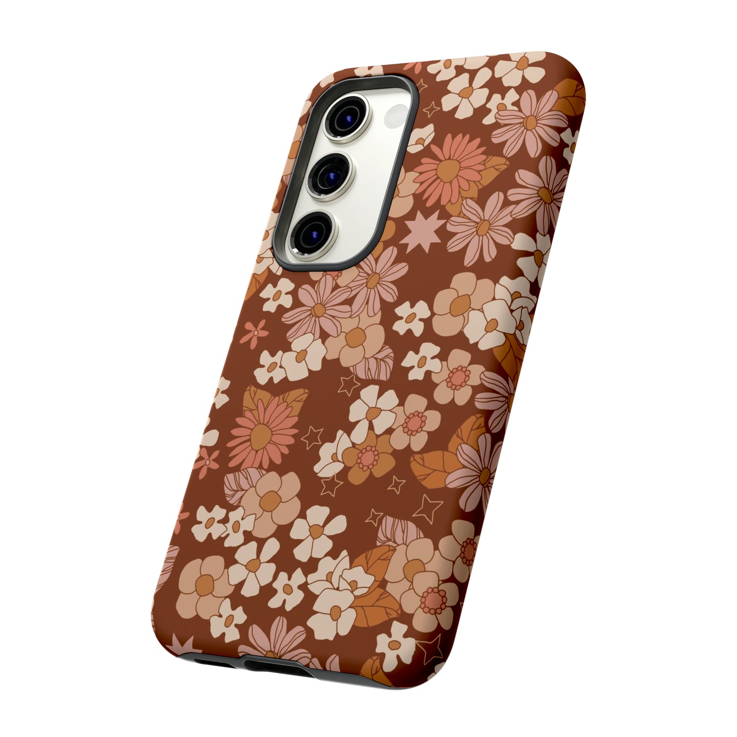 Deep Maroon Meadow | Tough Phone Case