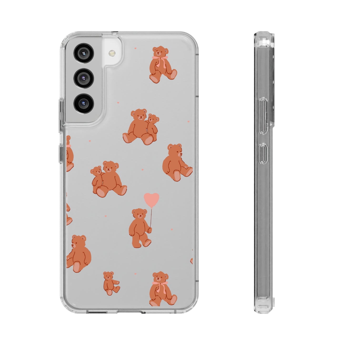 Teddy Bear Clear Phone Cases