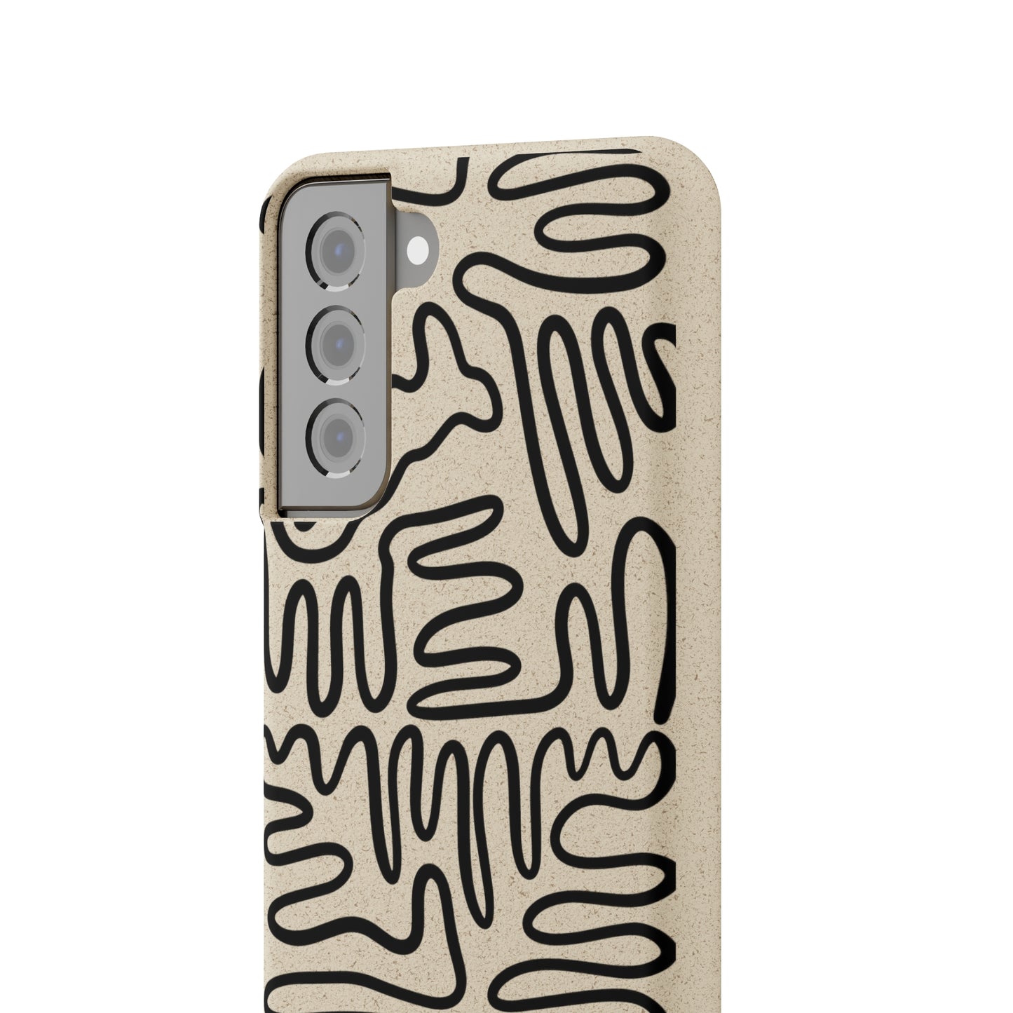 Black Squigles | 100% Biodegradable Phone Case