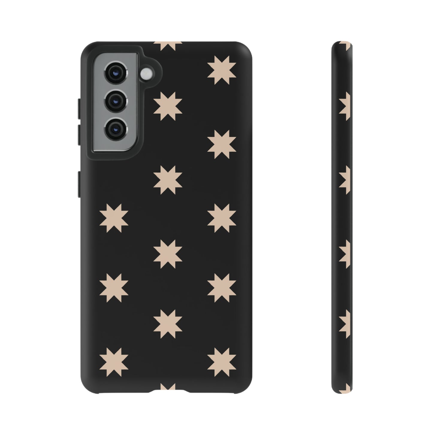 Black Star Quilt Block | Tough Phone Case