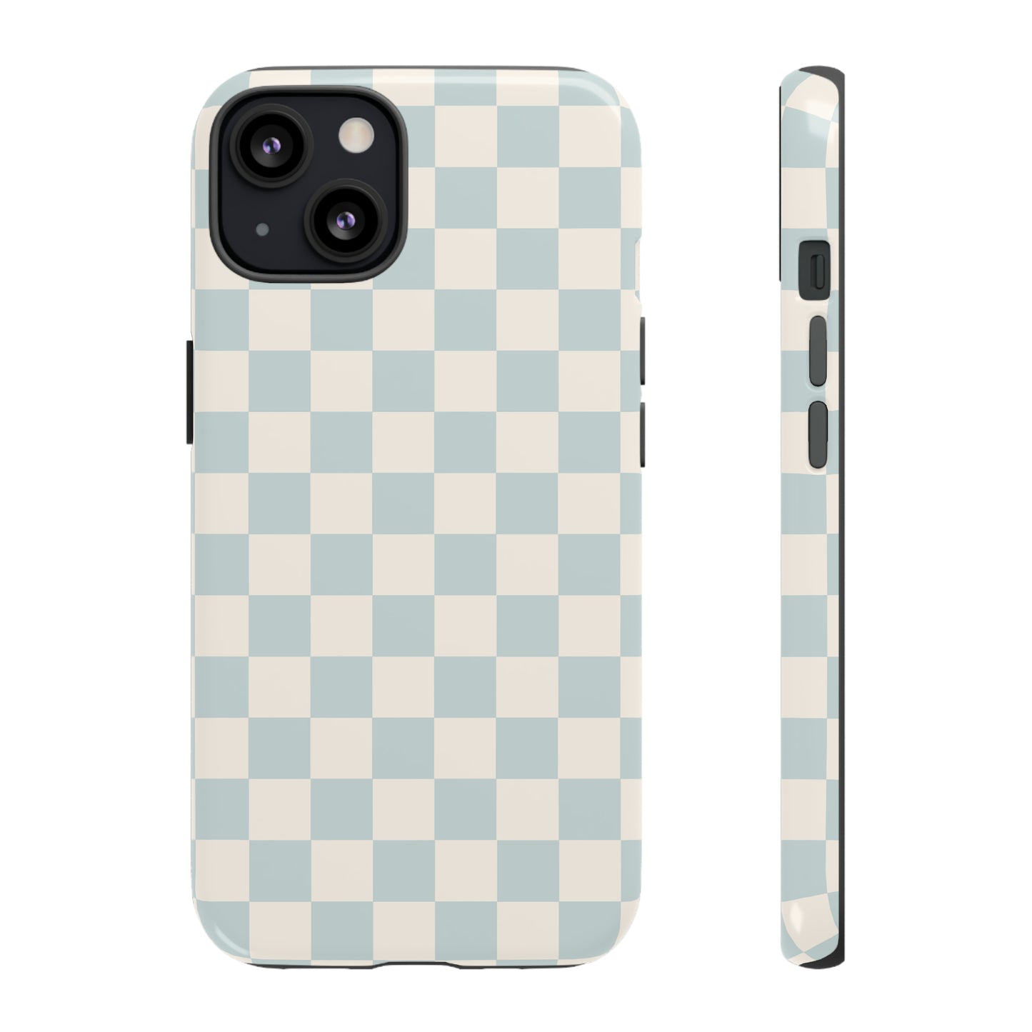 Light Blue Checkers | Tough Phone Case