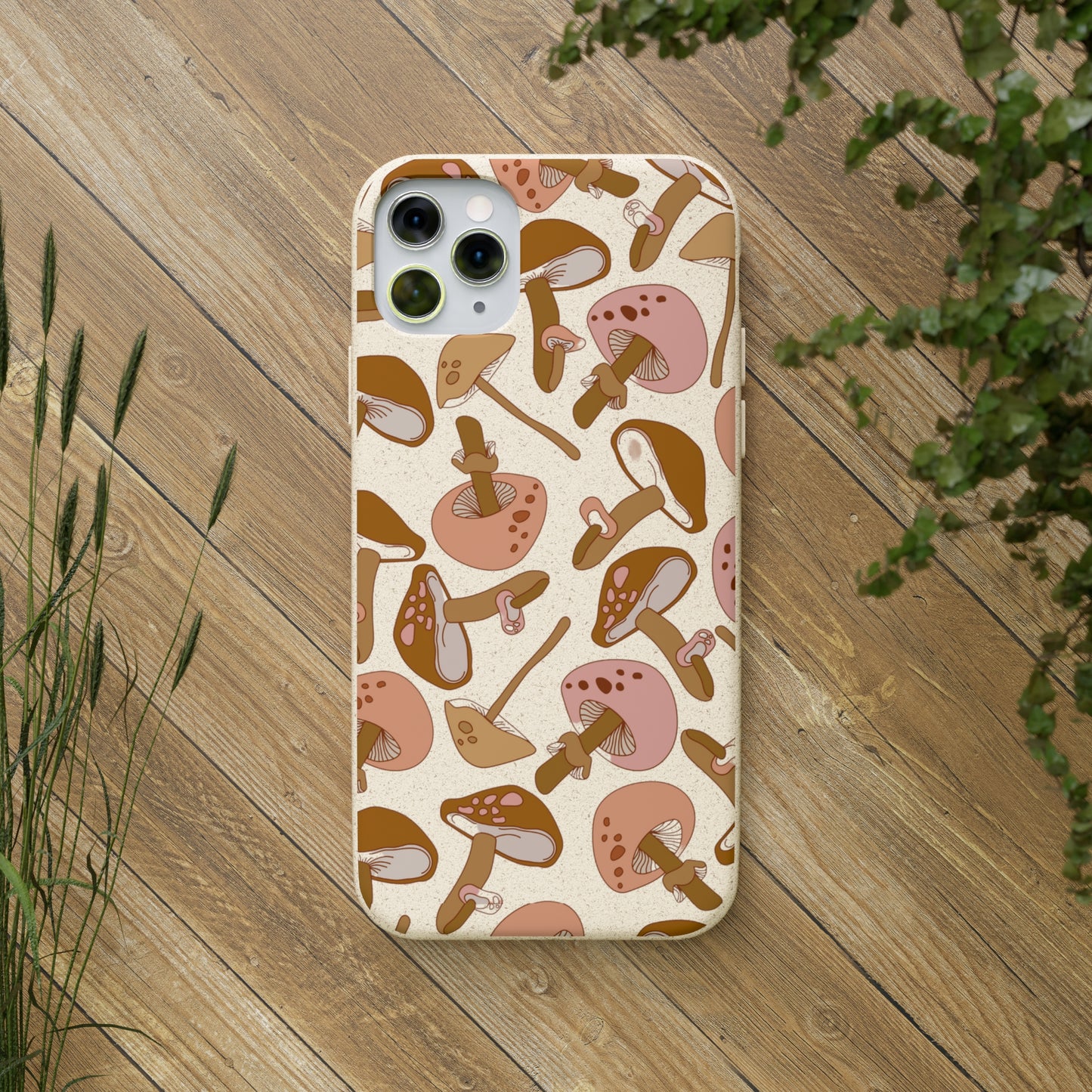 Foraging Mushrooms | 100% Biodegradable Phone Case