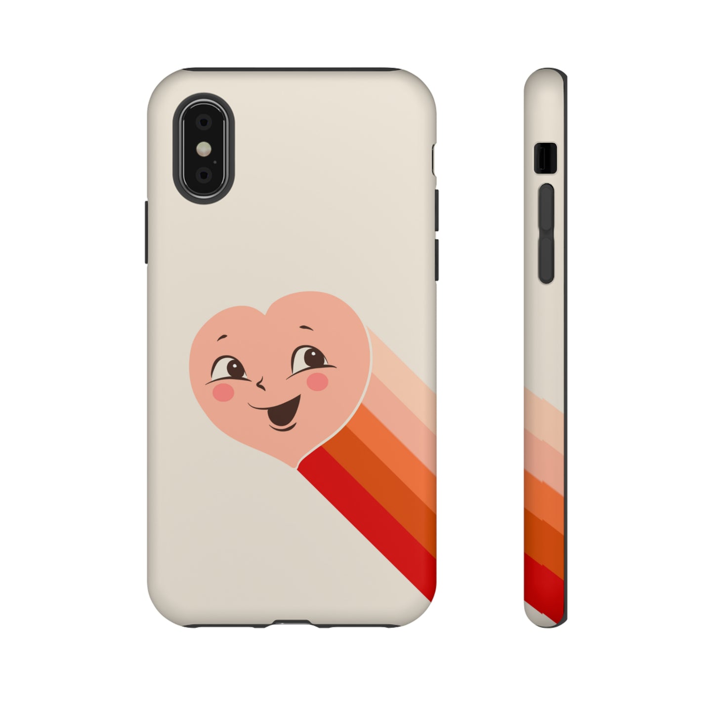 Retro Shooting Heart | Tough Phone Case